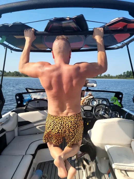 Customer photo from Brian S. review of Leopard Print Gold - 3"