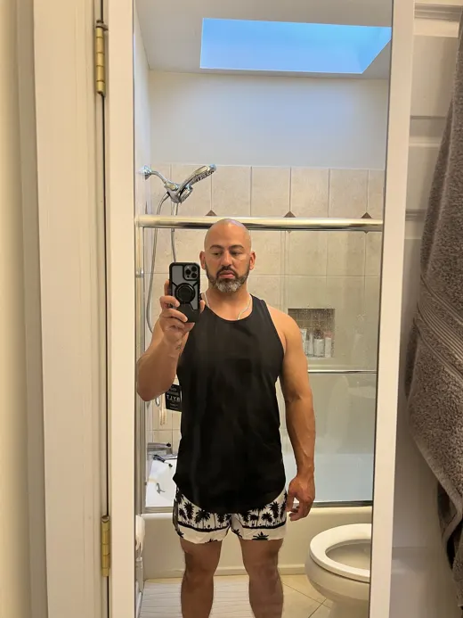 Customer photo from Michael C. review of Black Palms White - 3"