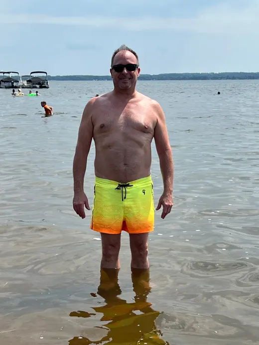 Customer photo from Thomas M. review of Faded Waves Sunset - 3"