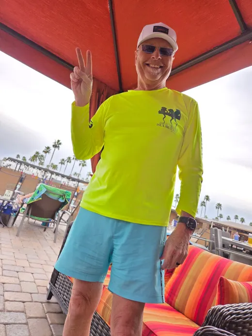 Customer photo from Dick G. review of Fluro Aqua - 5"