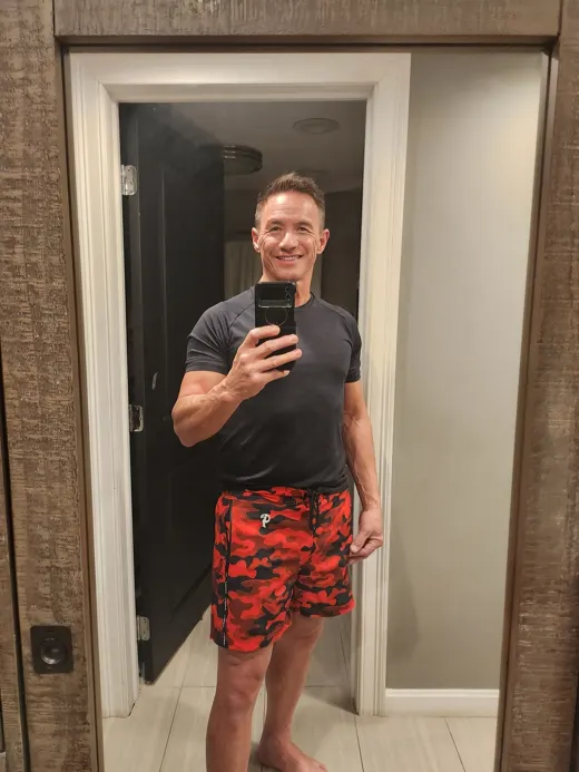Customer photo from Bradley D. review of Red Camo - 5"