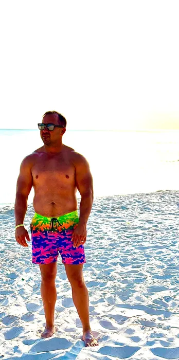 Customer photo from Keith H. wearing Faded Camo - Tropical 5"
