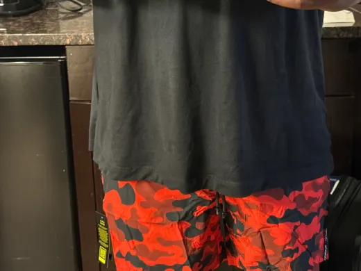 Customer photo from John L. review of Red Camo - 5"