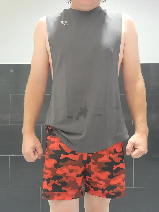 Customer photo from Jared M. review of Red Camo - 5"