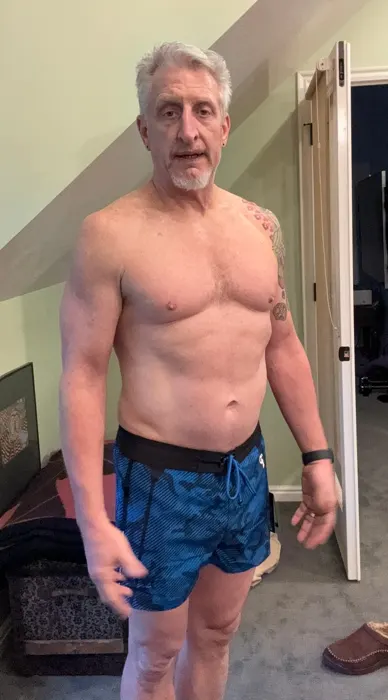 Customer photo from Jerry B. wearing Striped Blue Camo - 3"