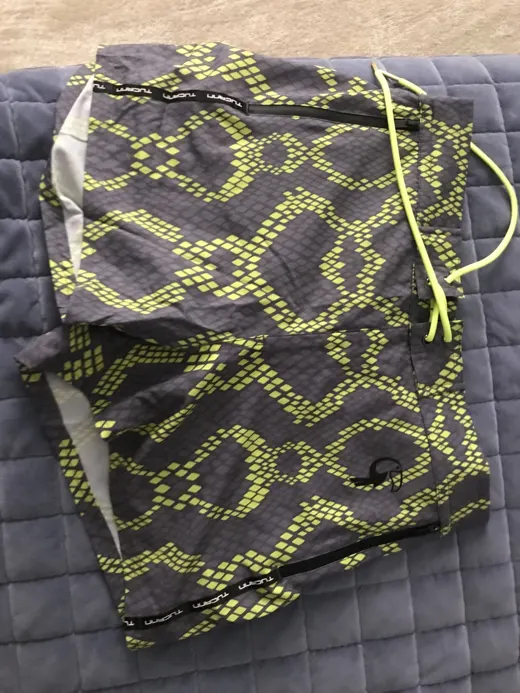 Customer photo from Radu C. review of Snake Skin Grey Swim Shorts