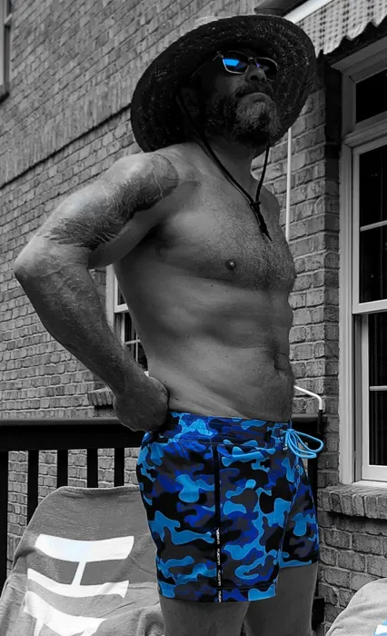 Customer photo from Thomas S. review of Blue Camo - 3"