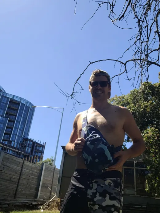 Customer photo from Joshua B. review of Beach Day-Bag Camo Blue