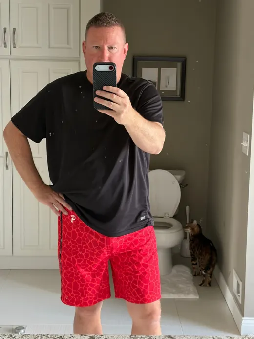 Customer photo from Mark P. review of Mirage Red - 7"