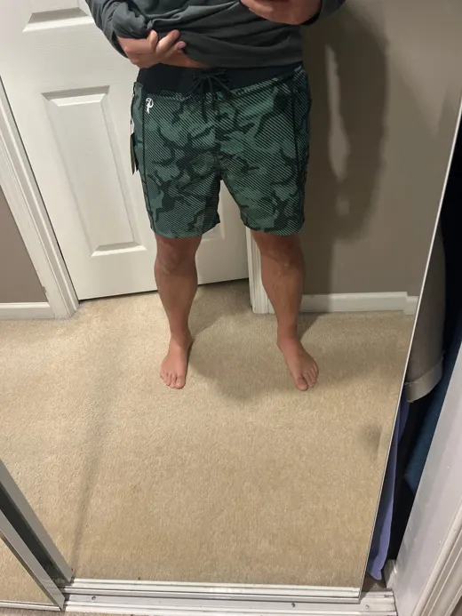 Customer photo from Brian S. wearing Striped Green Camo - 5"