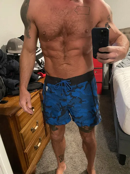 Customer photo from Russell K. review of Striped Blue Camo - 3"