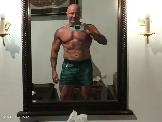 Customer photo from Ro C. review of Striped Green Camo - 3"
