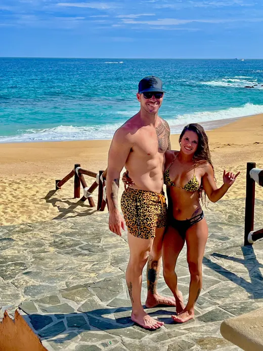 Customer photo from Chase H. review of Leopard Print Gold - 3"