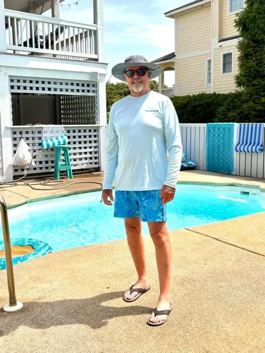 Customer photo from Kevin L. wearing Striped Green Camo - 5"