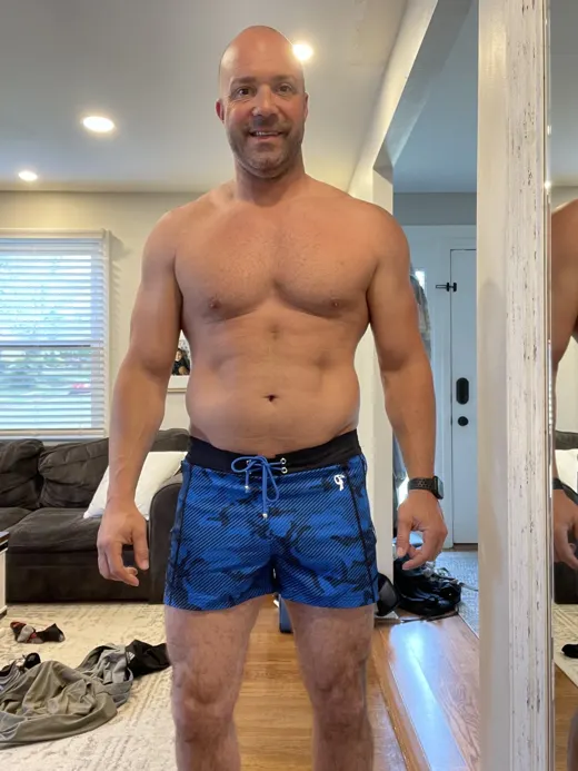 Customer photo from Brian P. review of Striped Blue Camo - 3"